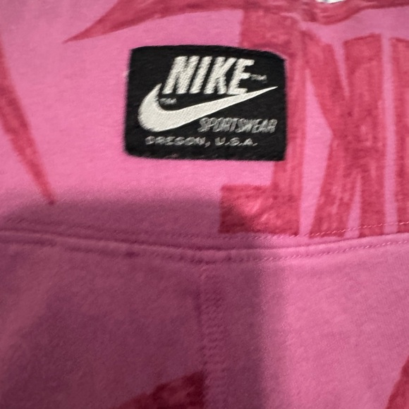 Nike Women's Pink Logo Leggings - Picture 6 of 6